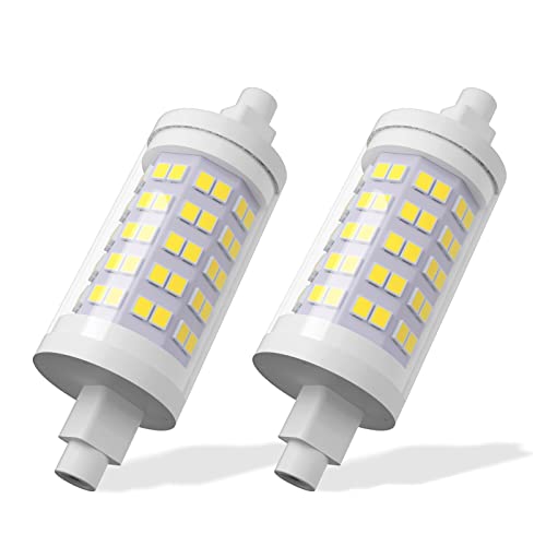 BVCL R7S LED 78mm, 10W R7S LED Lampen Kaltweiß 6000K 1000LM, Ersatz for 100W J78 R7S Halogenlampen, AC 220-240V Nicht Dimmbar Kein Flackern, 2er Pack BVCL R7S LED 78mm, 10W R7S LED Lampen Kaltweiß 6000K 1000LM, Ersatz for 100W J78 R7S Halogenlampen, AC 220-240V Nicht Dimmbar Kein Flackern, 2er Pack von BVCL