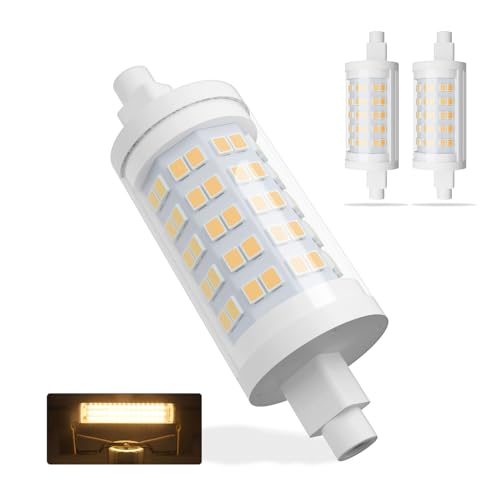 BVCL R7S LED 78mm, warmweiß 3000K 10W nicht dimmbare LED-Lampen R7S 1000LM AC 190-2600V, äquivalent 100W J78 R7S Halogenlampen von BVCL