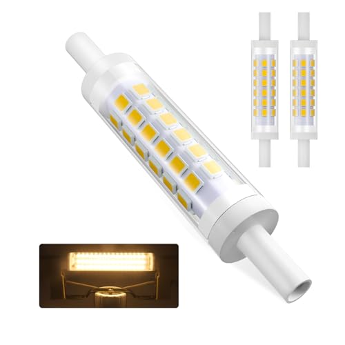 BVCL R7S LED 78mm, warmweiß 3000K 7W dimmbare LED-Lampen R7S 700LM AC 220-240V, äquivalent 70W J78 R7S Halogenlampen von BVCL