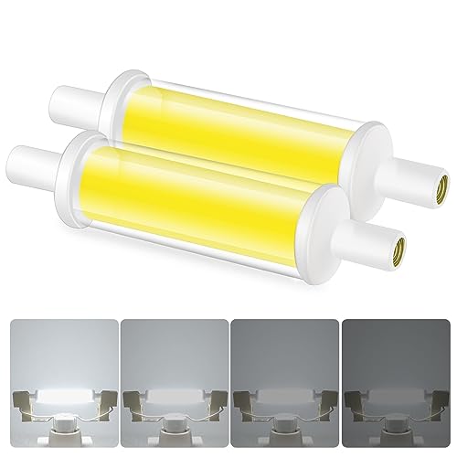 BVCL R7S LED 78mm Dimmbar, 4.2W 220-240V Kaltweiß 6000K 470LM R7S LED Lampen, Ersetzt 50W R7S Halogenlampen, Kein Flackern, 2PCS von BVCL