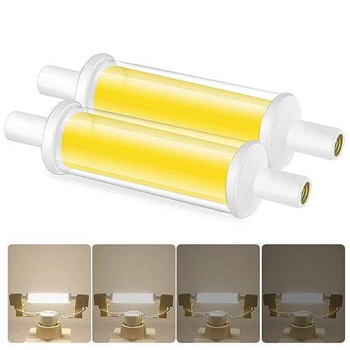 BVCL R7S LED 78mm Dimmbar, 4.2W 220-240V Naturweiß 4000K 470LM R7S LED Lampen, Ersetzt 50W R7S Halogenlampen, Kein Flackern, 2PCS von BVCL