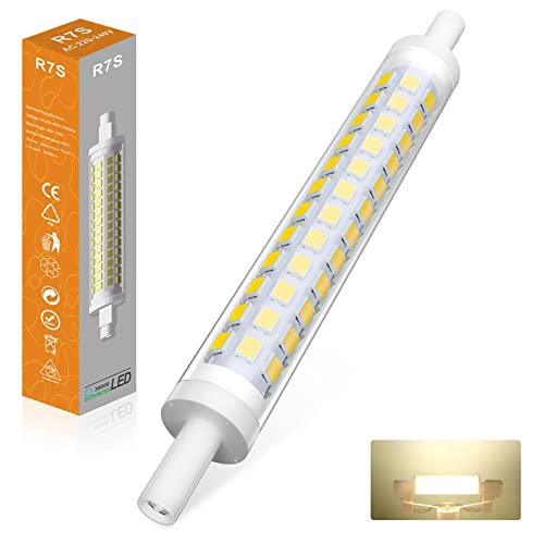 R7S LED 118mm, 10W Dimmbar R7S LED Birnen Naturweiß 4000K 1000LM AC 220-240V, Ersatz Für 100W J118 R7S Halogenlampen, Kein Flackern, 2er Pack von BVCL