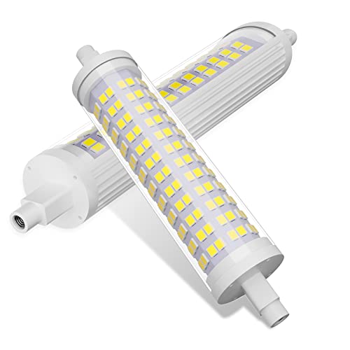 R7S LED 118mm, 16W R7S LED Lampen Kaltweiß 6000K 1600LM, Ersatz for 150W J118 R7S Halogenlampen, AC 220-240V Nicht Dimmbar Kein Flackern, 2er Pack R7S LED 118mm, 16W R7S LED Lampen Kaltweiß 6000K 1600LM, Ersatz for 150W J118 R7S Halogenlampen, AC 220-240V Nicht Dimmbar Kein Flackern, 2er Pack von BVCL