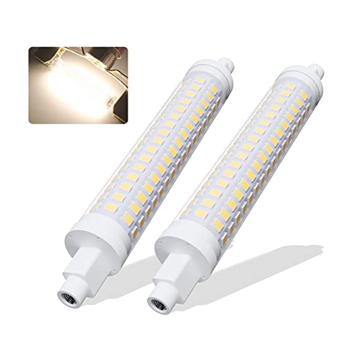 R7S LED 118mm Hightlight Birne, Naturweiß 4500K, 10W R7S LED Lampe Ersatz für 100W Halogenlampen, Nicht dimmbare, 1000lm 220V, Kein Flackern (Color : Natural White, Size : 2pcs) von BVCL