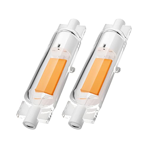 R7S LED 78mm 5.4W, Dimmbare Birne, Warmweiß 3000K, 500lm, Led R7s 78mm 5.4W COB Lamp Ersatz für 50W Halogen, Hohe CRI, Kein Flackern, AC220-240V R7S LED 78mm 5.4W, Dimmbare Birne, Warmweiß 3000K, 500lm, Led R7s 78mm 5.4W COB Lamp Ersatz für 50W Halogen, Hohe CRI, Kein Flackern, AC220-240V von BVCL