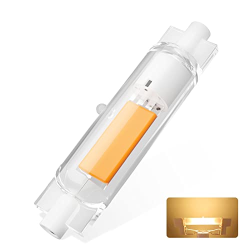 R7S LED 78mm Dimmbar 7W R7S LED COB Lampen Warmweiß 3000K 700LM AC 220-240V, Ersatz Für 70W J78 R7S Halogenlampen, Kein Flackern, 1er Pack von BVCL