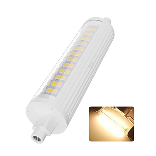R7S LED 78mm Hightlight Birne, Warmweiß 3000K, 7W R7S LED Lampe Ersatz für 70W Halogenlampen, Nicht dimmbare, 700lm 220V, Kein Flackern (Color : Warm White, Size : 1pcs) von BVCL