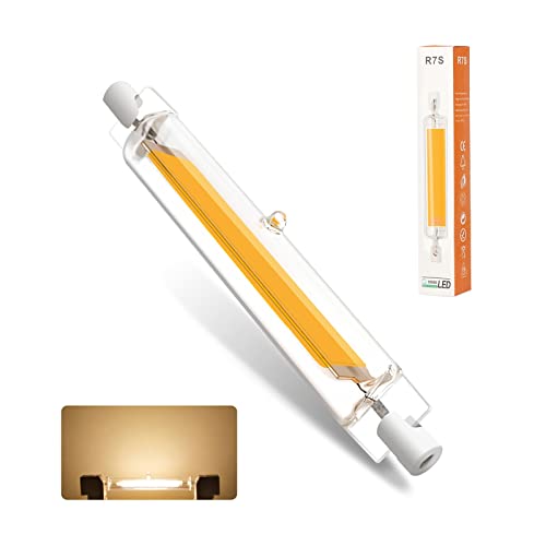 R7s LED 118mm Lampe, Dimmable Light Bulb 10W, Äquivalent 100W Halogen Leuchtmittel, 1000LM, Kein Flackern, 360° Abstrahlwinkel, COB Birne von BVCL