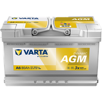 VARTA Dynamic AGM A6 Autobatterien 580901080K262, A7, 12 V, 80 Ah, 800 A von BVD
