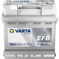 VARTA Dynamic EFB N50 Autobatterien 550500055K262, N50, 12 V, 50 Ah, 550 A von BVD