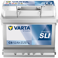 VARTA Dynamic SLI C6 Autobatterien 552401052K262, C6, 12 V, 52 Ah, 520 A von BVD