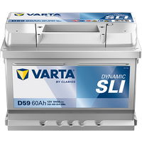 VARTA Dynamic SLI D95 Autobatterien 560409054K262, D59, 12 V, 60 Ah, 540 A von BVD