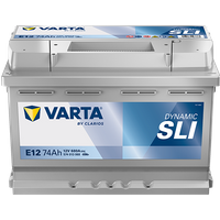 VARTA Dynamic SLI E12 Autobatterien 574013068K262, E12, 12 V, 74 Ah, 680 A von BVD