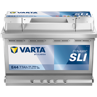 VARTA Dynamic SLI E44 Autobatterien 577400078K262, E44, 12 V, 77 Ah, 780 A von BVD
