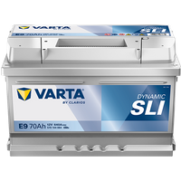 VARTA Dynamic SLI E9 Autobatterien 570144064K262, E9, 12 V, 70 Ah, 640 A von BVD