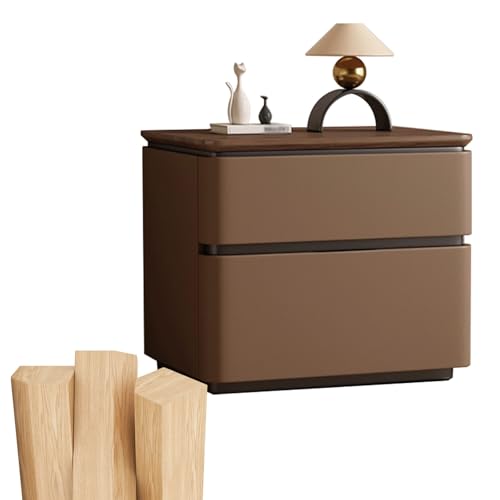 BVDHASDBT Kleiner Beistelltisch für Schlafzimmer, moderner Nachttisch aus Holz mit Stauraum, 40 x 40 x 50 cm, 50 x 40 x 50 cm, 60 x 40 x 50 cm, für Wohnzimmer oder Schlafzimmer (Kaffee, 60 x 40 x 50 von BVDHASDBT