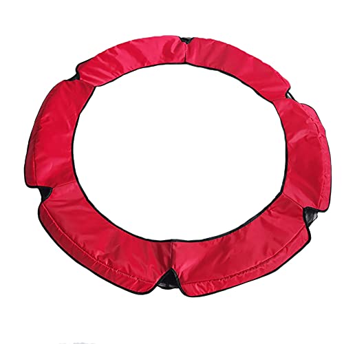 55 Zoll Trampolin-Federabdeckungen Ersatz for Kinder-Mini-Trampolin Sicherheit und wasserdichtes schützbares Pad Rot von BVMKNI