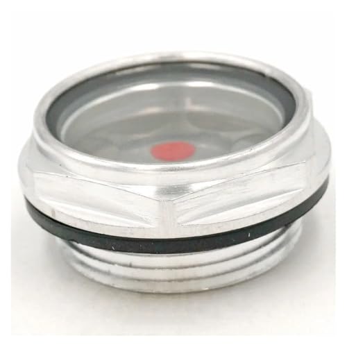 BVMKNI 1-1/4 Zoll BSPP-Außengewinde, Aluminium-Ölschauglas, Fenster, Sechskantkopf for Luftkompressor-Getriebe, Sechskant von BVMKNI