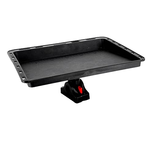 BVMKNI 1 PCS Angeln Köder Tisch Angeln Terminal Tackle Mehrzweck Tablett for Boot Deck Karpfen Schwarz von BVMKNI