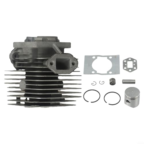 BVMKNI 10-teiliges Zylinderkolben-Kit 36 mm 40 mm, for Zenoah G35 G45 Rasentrimmer-Freischneider-Teileersatz, Metallsilber (36 mm)(36mm) von BVMKNI