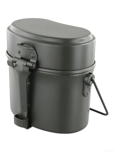 BVMKNI 3-teiliges tragbares Camping-Kochgeschirr-Set for Wandern, Kochzubehör for den Außenbereich, Aluminium, leicht, kompakt for Rucksackreisen von BVMKNI