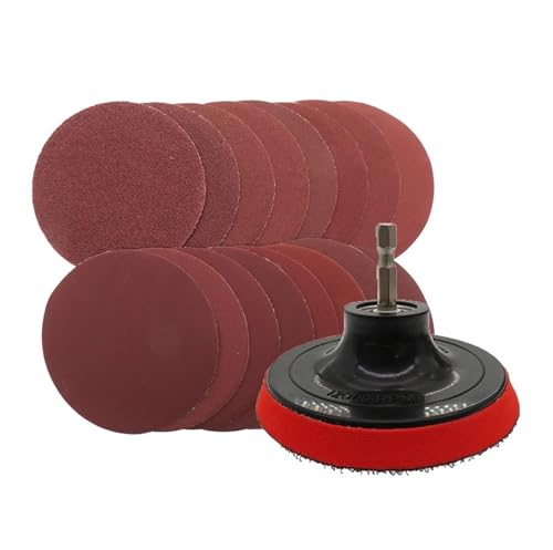BVMKNI 4-Zoll-Schleifscheiben-Set, 100 mm, Klett-Schleifpapier, 60–240er-Körnung, Stützteller mit M10-Bohradapter, Externe Teile BVMKNI 4-Zoll-Schleifscheiben-Set, 100 mm, Klett-Schleifpapier, 60–240er-Körnung, Stützteller mit M10-Bohradapter, Externe Teile von BVMKNI