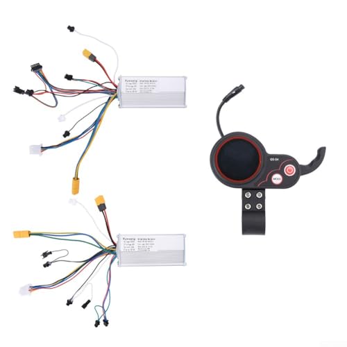 BVMKNI 52V25A Brushless-Controller for Scooter, LCD-Bildschirmanzeige, Dual-Drive-Controller-Kit, for Elektrofahrräder und Motorräder, Dual-Drive-Controller-Kit von BVMKNI