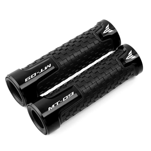 BVMKNI 7/8'' 22MM Motorrad CNC Lenker Handgriffe Lenker Kompatibel mit MT09 MT-09 FZ-09 FZ 09 2014-2019 (Rot) von BVMKNI