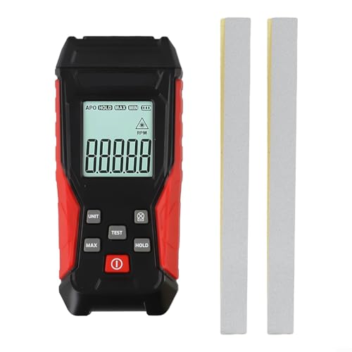 BVMKNI Digitaler Drehzahlmesser TA500A Berührungsloser Drehzahlmesser Fotosensor, 3-100000 U/min-Anzeige LED-Hintergrundbeleuchtung for Motoren Lüfter Pumpen Turbinen Getriebe BVMKNI Digitaler Drehzahlmesser TA500A Berührungsloser Drehzahlmesser Fotosensor, 3-100000 U/min-Anzeige LED-Hintergrundbeleuchtung for Motoren Lüfter Pumpen Turbinen Getriebe von BVMKNI