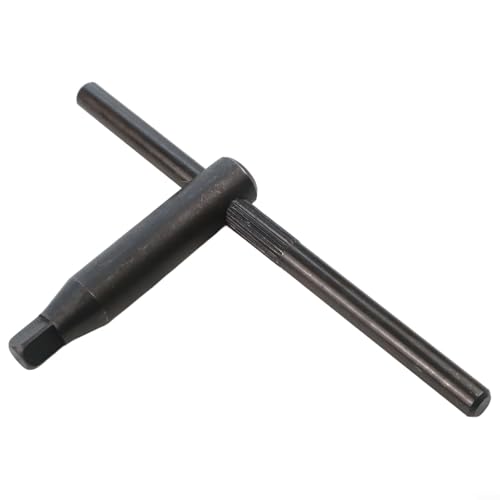 BVMKNI Drehfutter-Vierkantschlüssel, T-Griff, Metallschlüssel, Werkzeug for Fräsmaschinen, CNC-Fräser, mehrere Größen, 8 mm bis 17 mm, Schwarz (12 x 12) von BVMKNI