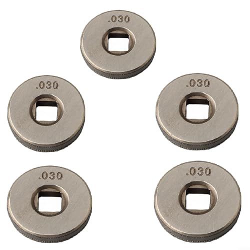BVMKNI Mig-Schweißgerät, Drahtvorschub-Antriebsrolle, Rollenrad, Teile passend for Chicago Electric Kit (5er-Pack) von BVMKNI