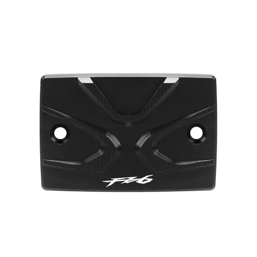 BVMKNI Motorradbremsflüssigkeit for Yam&aha FZ6 N/S/R FZ6N FZ6S FZ6R 2004-2015 2014 2013 2012 2011 2010 2009 08 Motorrad-Bremsflüssigkeitsbehälterdeckel vorne (Schwarz FZ6) von BVMKNI