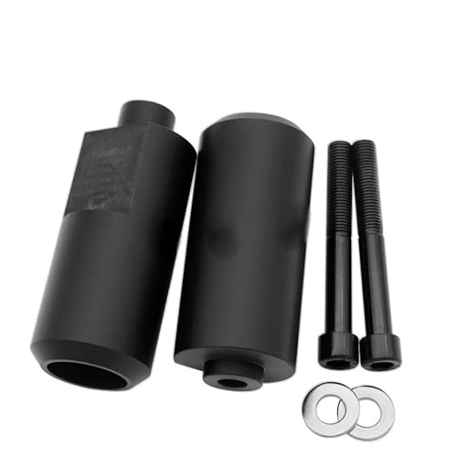 BVMKNI Rahmenschieber, Motorradrahmenschieber-Fallschutz for YZF R1 YZF-R1 04-06 (Schwarz)(Schwarz) von BVMKNI