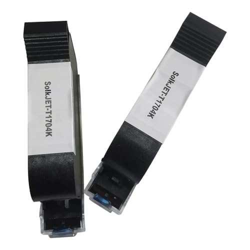 BVMKNI SolkJET T1704K Kompatible Tintenstrahldruckerpatrone, kompatibel mit 1704K Solvent-Schwarztinte, 12,7 mm BVMKNI SolkJET T1704K Kompatible Tintenstrahldruckerpatrone, kompatibel mit 1704K Solvent-Schwarztinte, 12,7 mm von BVMKNI