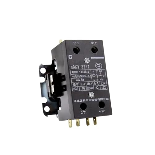 BVMKNI Wechselstromschütz for Klimaanlage NCK3-25/2 25A 220V NCK3-32/2 32A 220V Schließer- und Öffnerschütze NCK3 (Farbe: NCK3-25 Größe: 220V)(Nck3-32) von BVMKNI