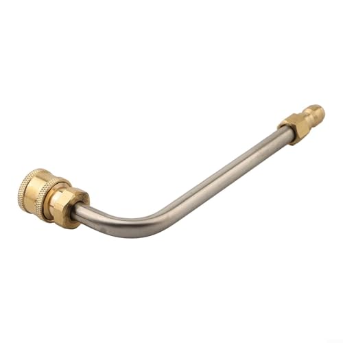 BVMKNI Zubehörsatz for Hochdruckreiniger-Teilereiniger, mit 5 Düsen und gebogener Stange for Hochdruckreiniger der K-Serie K2 K3 K4 K5 K6 (30/90/U-förmig)(90 Grad)(90 Degree) von BVMKNI