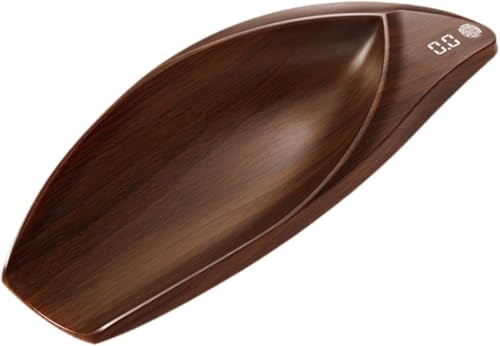 Elektronische Waage Elektronische Kaffeewaage Geburtstagsgeschenk Mini Waage Digitale Waage Teestube Braun(Brown) von BVMKNI