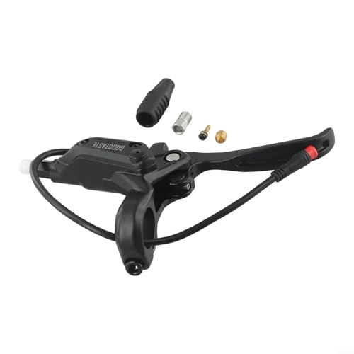 Für Goodtaste GT03 Elektrofahrrad-Bremshebel-Set, Aluminiumlegierung, Mountainbike-Bremsgriff mit Abschaltfunktion, wasserdichter 2-poliger Stecker, 350 cm Kabel (ein Paar 2-polig) (rechts 2-polig) von BVMKNI