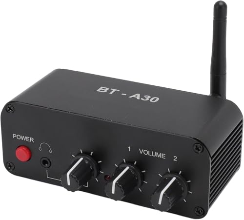 HiFi BT Sound Preamplifier, High Performance 20dB Stereo Sound Preamplifier with Sound Distribution and Sound Mixing Function, Small Phono Turntable Preamplifier for Home Theater/2835 von BVMKNI