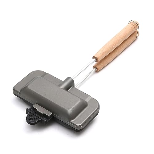 Hot Sandwich Maker Hot Dog Toaster Doppelseitige Sandwich-Backform Doppelseitige Bratpfanne for Grillkäse Maker von BVMKNI