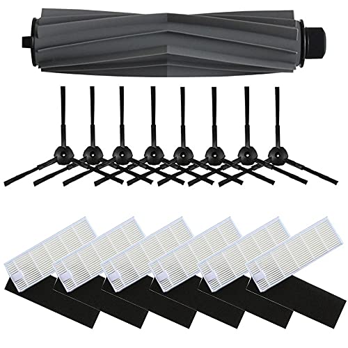 Roller Seite Pinsel Filter Ersatz Kit for Osoji 950 Kehr Roboter Staubsauger Zubehör von BVMKNI