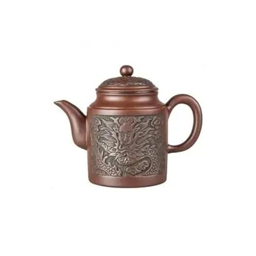 Yixing Zisha Pot Edelstahlsieb große Kapazität Teekanne Blumentee Single Kanne Teetasse Set Teekannen Home 550ml Tee(500ml Teapot 1filter) von BVMKNI