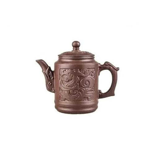 Yixing Zisha Pot Edelstahlsieb große Kapazität Teekanne Blumentee Single Kanne Teetasse Set Teekannen Home 550ml Tee(500mlteapot1filter19) von BVMKNI