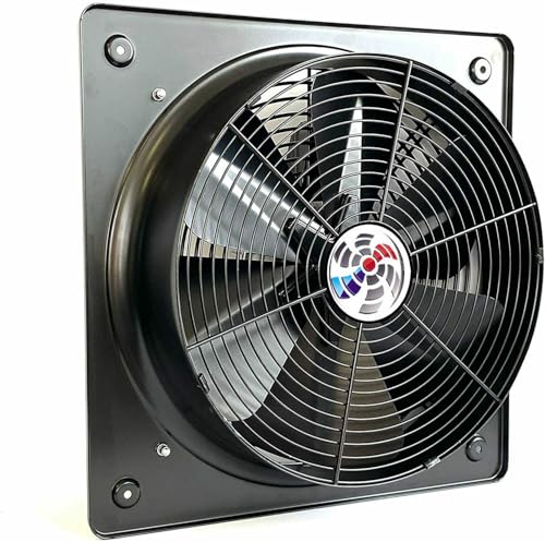 Wand Fenster Mauer Ventilator Gebläse Metallüfter Einbauventilator Einbaulüfter Axialventilator Axialgebläse Wandgebläse Wandlüfter 230v BSMS 600mm 8000/9540 m³/h für Zuluft Abluft Wand Fenster von BVN VENTILATION SYSTEMS & ELECTRICAL MOTORS