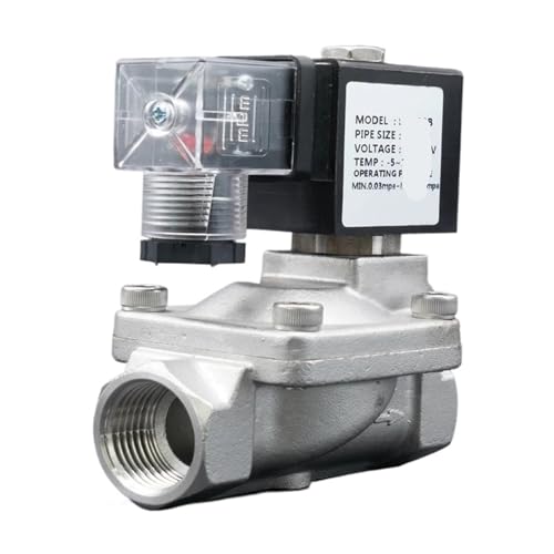 1 STÜCKE ventil magnetventil wasserventil NC hohe temperatur ventil edelstahl pilot membran 110 V 220 V(AC110V-VITON,0.75 Inch) von BVTUCMDY
