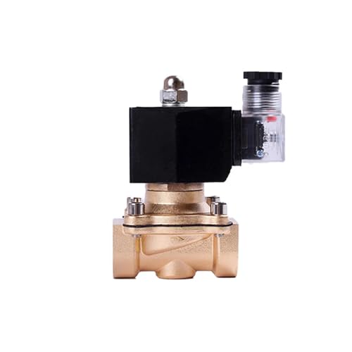 1" normalerweise geschlossenes wasserdichtes Magnetventil aus Messing 24VDC 12VDC 110VAC 220v G-Gewinde(230VAC) von BVTUCMDY