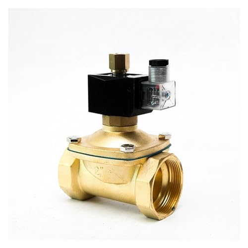 2" normalerweise offenes Messing-Magnetventil 24 V AC 2 NPT-Gewinde(NPT-12VDC-VITON-SEAL) von BVTUCMDY