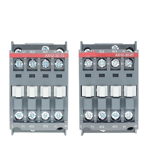 3-ploe Schütze AX 1NC oder 1NO 50HZ/60HZ 24V ~ 440V 12A AX12-30-10 AX12-30-01 1Pcs(AX12-30-01 24V) von BVTUCMDY