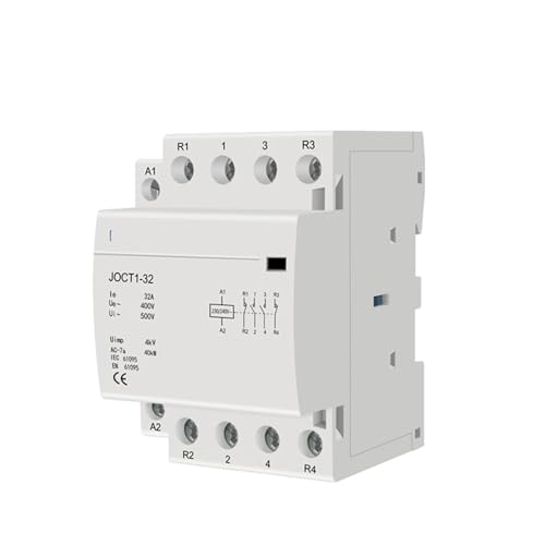 4P 32A 220V/230V 50/60HZ Din-schiene Haushalt Ac Schütz 1NO 3NC/ 2NO 2NC/3NO 1NC/4NO/4NC 1Pcs(4P 32A 4NC) von BVTUCMDY