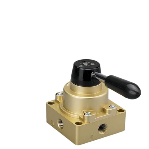 BVTUCMDY Pneumatisches Dreistellungs-Vierwege-Handdrehventil HV-02/03/04, manueller Schalter und umkehrbare manuelle Gassteuerung(HV 02) von BVTUCMDY